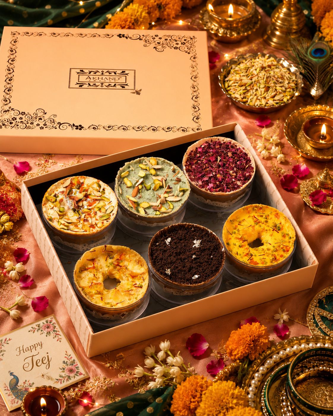 Ghewar Tarts(Box of 6)